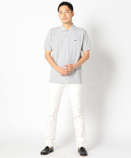 SHIPS(シップス)の「LACOSTE:【L1264AL】ヘザー ポロシャツ(ポロシャツ・メンズ・グレー/ネイビー・X-LARGE/SMALL/MEDIUM/LARGE)」の9枚目の写真