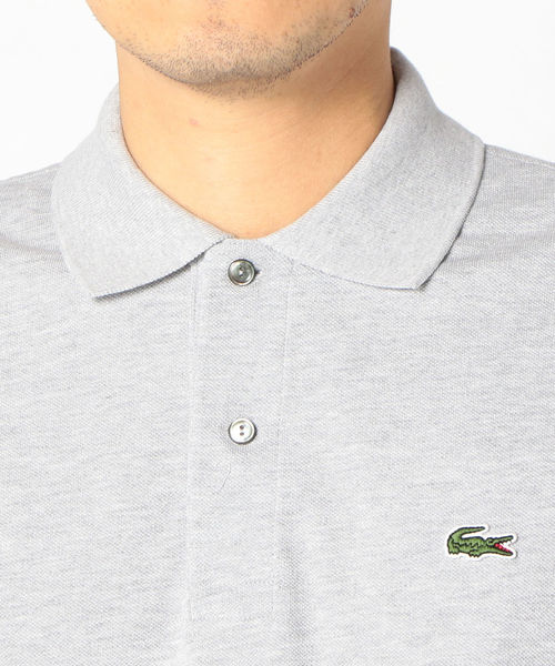 SHIPS(シップス)の「LACOSTE:【L1264AL】ヘザー ポロシャツ(ポロシャツ・メンズ・グレー/ネイビー・X-LARGE/SMALL/MEDIUM/LARGE)」の8枚目の写真