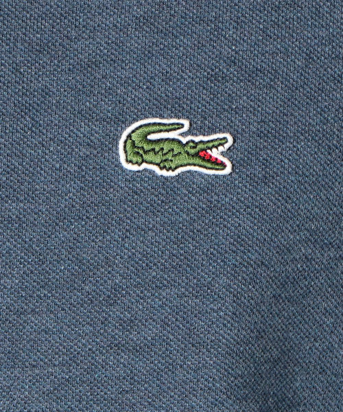 SHIPS(シップス)の「LACOSTE:【L1264AL】ヘザー ポロシャツ(ポロシャツ・メンズ・グレー/ネイビー・X-LARGE/SMALL/MEDIUM/LARGE)」の3枚目の写真
