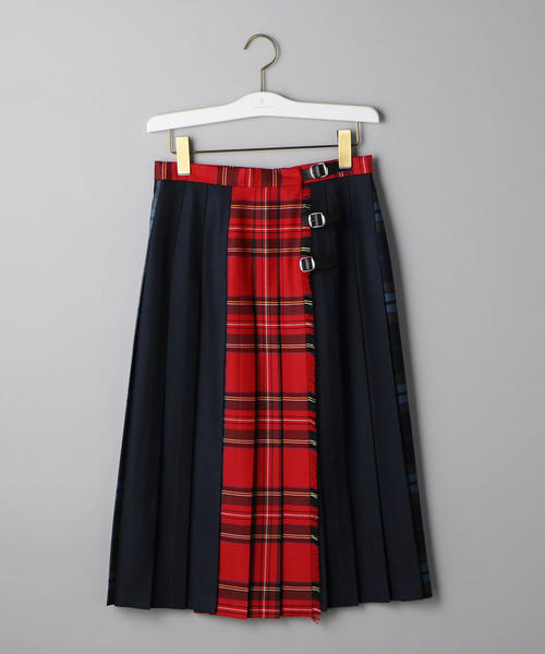 近年モデル☆オニールオブダブリン ユナイテッドアローズ パッチワーク スカート 近年モデル☆オニールオブダブリン ユナイテッドアローズ パッチ