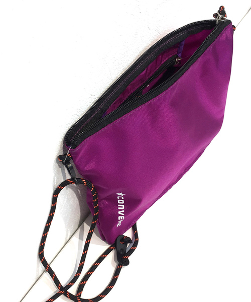 CONVERSE（コンバース）の「【CONVERSE】PACKABLE SACOCHE/サコッシュ/ショルダーバッグ/カバン/コンバース（ショルダーバッグ・レディース・ネイビー/パープル/ブラック・FREE）」の13枚目の写真