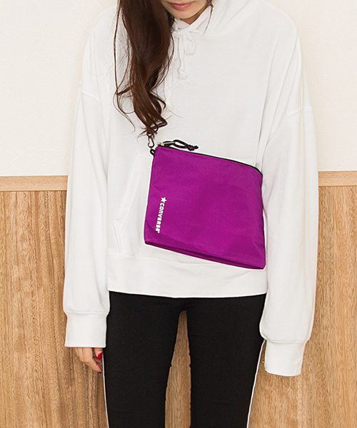 CONVERSE（コンバース）の「【CONVERSE】PACKABLE SACOCHE/サコッシュ/ショルダーバッグ/カバン/コンバース（ショルダーバッグ・レディース・ネイビー/パープル/ブラック・FREE）」の18枚目の写真