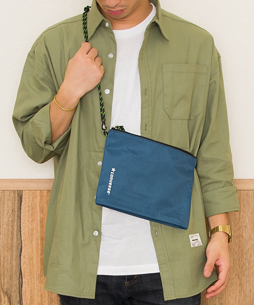 CONVERSE（コンバース）の「【CONVERSE】PACKABLE SACOCHE/サコッシュ/ショルダーバッグ/カバン/コンバース（ショルダーバッグ・レディース・ネイビー/パープル/ブラック・FREE）」の15枚目の写真