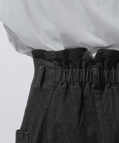 laboratory work（ラボラトリーワーク）の「ベルト付きデニムタイトスカート（スカート・レディース・ブラック/ブルー・MEDIUM）」の15枚目の写真