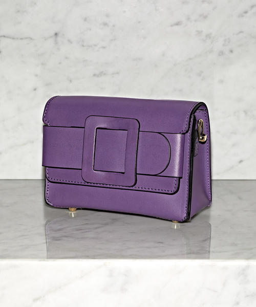 green label relaxing（グリーンレーベルリラクシング）の「○[ア・ラ・マルヴァ]A.la Malva CS バックルクラッチバッグ ◆（クラッチバッグ・レディース・ブラック/パープル/オフホワイト・FREE）」の3枚目の写真