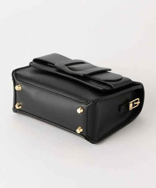 green label relaxing（グリーンレーベルリラクシング）の「○[ア・ラ・マルヴァ]A.la Malva CS バックルクラッチバッグ ◆（クラッチバッグ・レディース・ブラック/パープル/オフホワイト・FREE）」の8枚目の写真