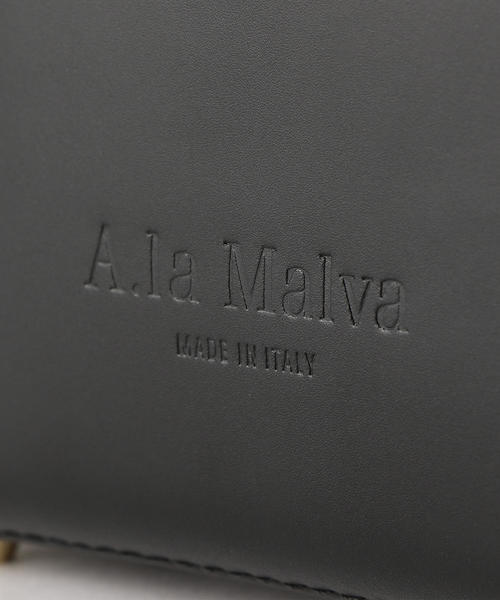 green label relaxing（グリーンレーベルリラクシング）の「○[ア・ラ・マルヴァ]A.la Malva CS バックルクラッチバッグ ◆（クラッチバッグ・レディース・ブラック/パープル/オフホワイト・FREE）」の10枚目の写真