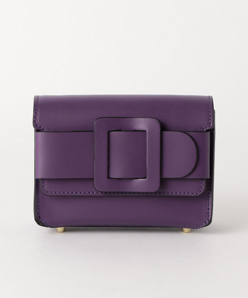 green label relaxing（グリーンレーベルリラクシング）の「○[ア・ラ・マルヴァ]A.la Malva CS バックルクラッチバッグ ◆（クラッチバッグ・レディース・ブラック/パープル/オフホワイト・FREE）」の16枚目の写真