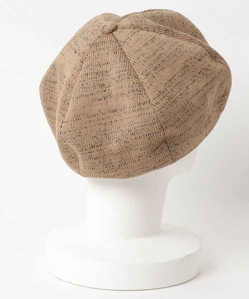 ALDIES(アールディーズ)の「Low Gauge Knit Beret / ローゲージニットベレー(ハンチング/ベレー帽・メンズ・ブラック/ベージュ/ホワイト系その他・FREE)」の4枚目の写真