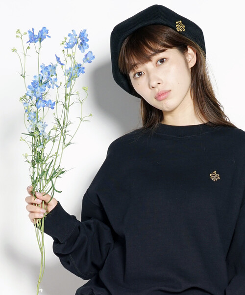 ALDIES(アールディーズ)の「Low Gauge Knit Beret / ローゲージニットベレー(ハンチング/ベレー帽・メンズ・ブラック/ベージュ/ホワイト系その他・FREE)」の8枚目の写真