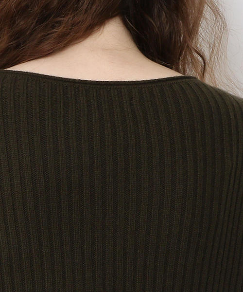 GALERIE VIE（ギャルリー ヴィー）の「ウールカシミヤリブ ボート