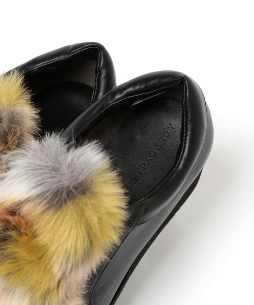 PAGEBOY（ページボーイ）の「ファー厚底スニーカー（スニーカー・レディース・チャコールグレー/ブラック・MEDIUM/LARGE）」の13枚目の写真