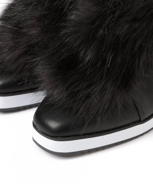 PAGEBOY（ページボーイ）の「ファー厚底スニーカー（スニーカー・レディース・チャコールグレー/ブラック・MEDIUM/LARGE）」の14枚目の写真