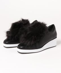 PAGEBOY | ファー厚底スニーカー(スニーカー)