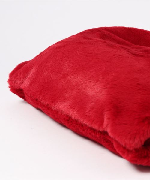 JOINT WORKS（ジョイントワークス）の「ECOファーショッパー（ショルダーバッグ・レディース・ブラック/カーキ/レッド・FREE）」の9枚目の写真