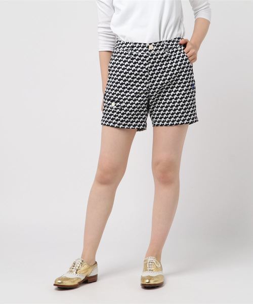Pearly Gates パーリーゲイツ の Pearly Gates Snoopy ジャガードストレッチショートパンツ スヌーピー その他パンツ Wear