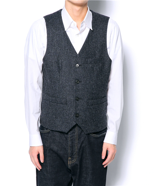 R.NEWBOLD（アールニューボールド）の「MOON×RN WOOL GILET/235204 