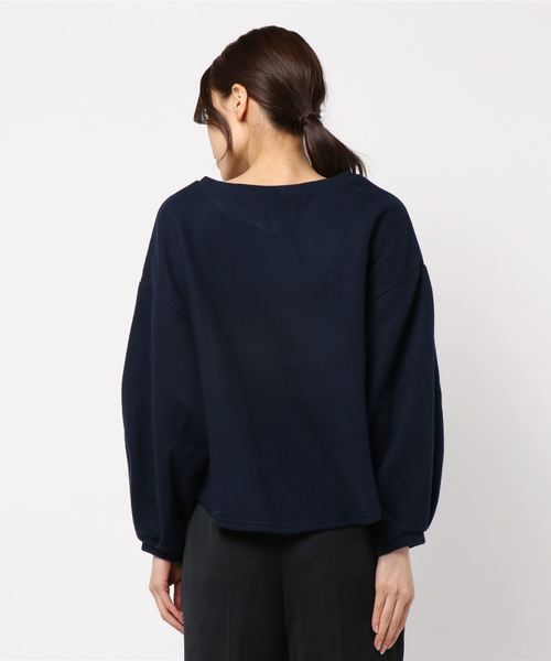 KOBE LETTUCE（コウベレタス）の「起毛ボリュームスリーブVネックトップス＊レディース/プルオーバー[C3603]神戸レタス（その他トップス・レディース・アイボリー/グレー/ネイビー・FREE）」の5枚目の写真