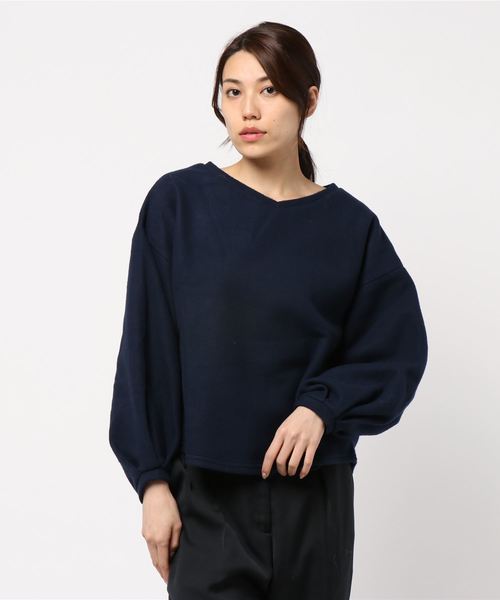 KOBE LETTUCE（コウベレタス）の「起毛ボリュームスリーブVネックトップス＊レディース/プルオーバー[C3603]神戸レタス（その他トップス・レディース・アイボリー/グレー/ネイビー・FREE）」の7枚目の写真