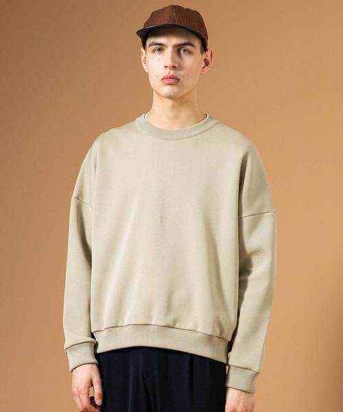 UNITED TOKYO（ユナイテッドトウキョウ）の「18Gオーバーサイズスウェットニット（ニット/セーター・メンズ・ベージュ/サックスブルー/イエロー・FREE）」の4枚目の写真