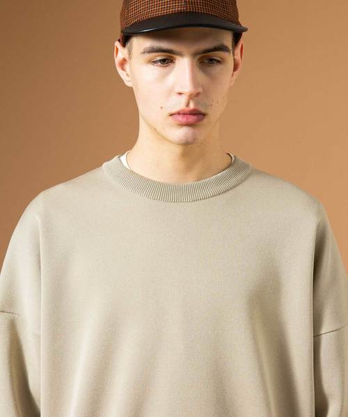 UNITED TOKYO（ユナイテッドトウキョウ）の「18Gオーバーサイズスウェットニット（ニット/セーター・メンズ・ベージュ/サックスブルー/イエロー・FREE）」の7枚目の写真