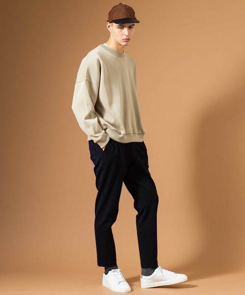 UNITED TOKYO（ユナイテッドトウキョウ）の「18Gオーバーサイズスウェットニット（ニット/セーター・メンズ・ベージュ/サックスブルー/イエロー・FREE）」の10枚目の写真