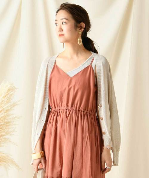 DouDou（ドゥドゥ）の「和紙カーディガン（カーディガン/ボレロ・レディース・ベージュ/ブラウン/ブルー・FREE）」の3枚目の写真