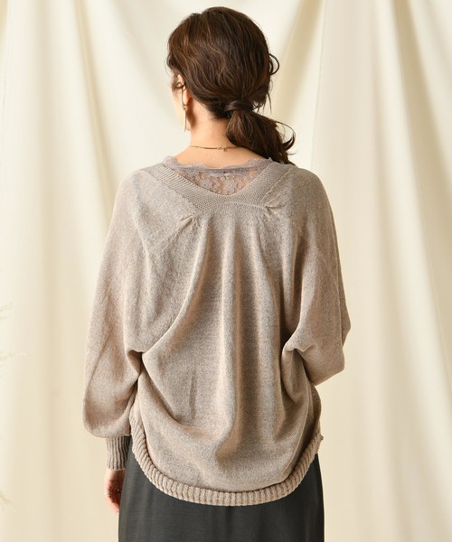 DouDou（ドゥドゥ）の「和紙カーディガン（カーディガン/ボレロ・レディース・ベージュ/ブラウン/ブルー・FREE）」の21枚目の写真