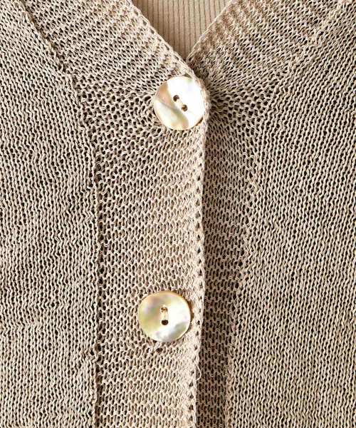 DouDou（ドゥドゥ）の「和紙カーディガン（カーディガン/ボレロ・レディース・ベージュ/ブラウン/ブルー・FREE）」の13枚目の写真