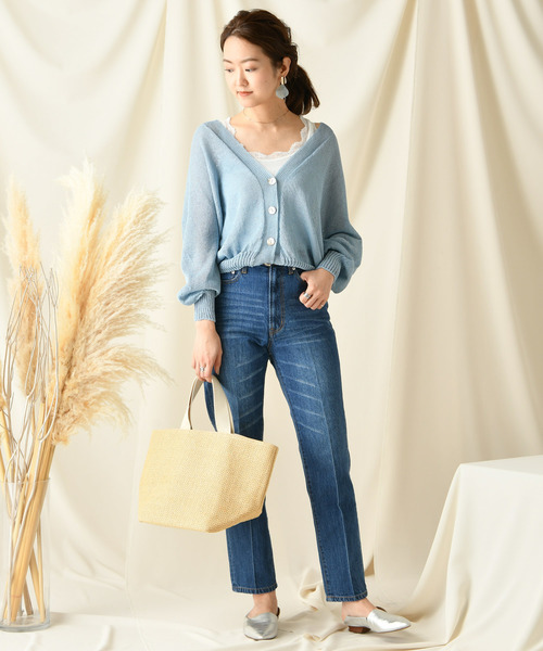 DouDou（ドゥドゥ）の「和紙カーディガン（カーディガン/ボレロ・レディース・ベージュ/ブラウン/ブルー・FREE）」の18枚目の写真