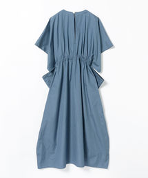 ホームスパンhomspun ギャザーパッチワークスカートキャミワンピース