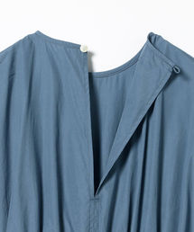 ホームスパンhomspun ギャザーパッチワークスカートキャミワンピース