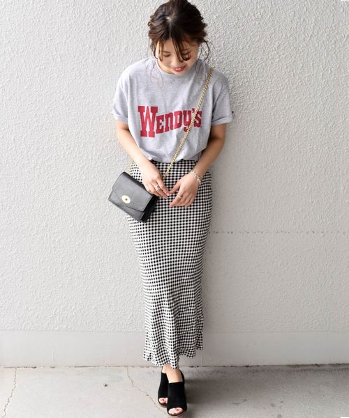 GOOD ROCK SPEED(グッドロックスピード)の「GOOD ROCK SPEED:WENDYS TEE◇(Tシャツ/カットソー・レディース・ライトグレー・ONE SIZE)」の3枚目の写真