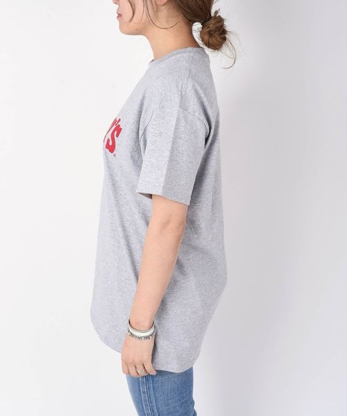 GOOD ROCK SPEED(グッドロックスピード)の「GOOD ROCK SPEED:WENDYS TEE◇(Tシャツ/カットソー・レディース・ライトグレー・ONE SIZE)」の5枚目の写真