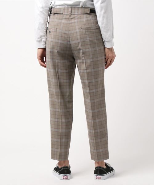 MAISON SPECIAL（メゾンスペシャル）の「オリジナルチェック2タックワイドテーパードパンツ 【MAISON SPECIAL/メゾンスペシャル】（チノパンツ・メンズ・ベージュ/ダークネイビー・44/46/48）」の14枚目の写真