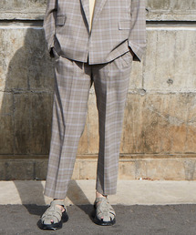 MAISON SPECIAL | オリジナルチェック2タックワイドテーパードパンツ 【MAISON SPECIAL/メゾンスペシャル】(チノパンツ)