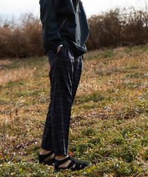 MAISON SPECIAL | オリジナルチェック2タックワイドテーパードパンツ 【MAISON SPECIAL/メゾンスペシャル】(チノパンツ)