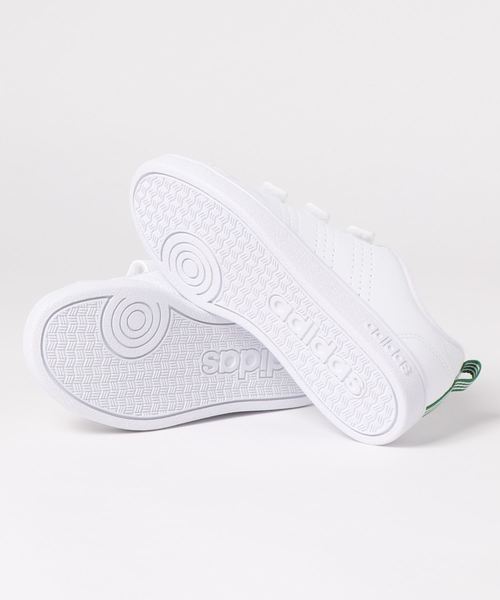 adidas（アディダス）の「【WEB限定】adidasVALCLEAN2CMFK（スニーカー・キッズ・ピンク/グリーン・18cm/19cm/20cm）」の3枚目の写真
