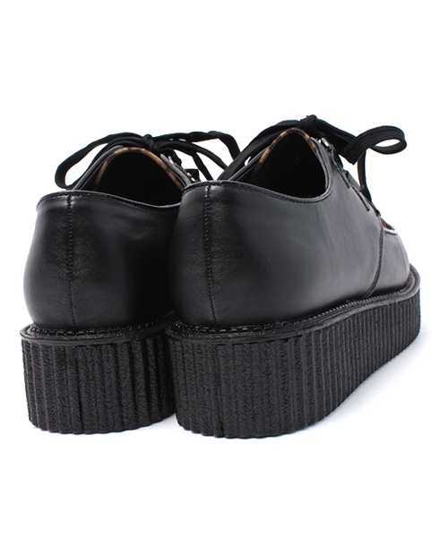 LOVEHUNTER（ラブハンター）の「LOVE HUNTER / 厚底 ラバーソールタイプ (1700)（モカシン/デッキシューズ・メンズ・ホワイト/ブラック/レオパード/ブラック×ホワイト/ブラック×ブラック・40/41/43/44/42）」の8枚目の写真