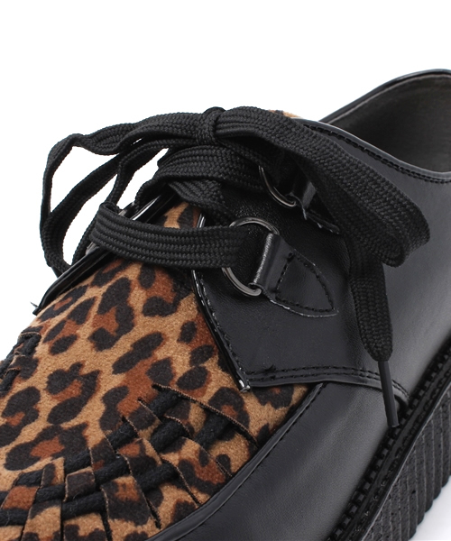 LOVEHUNTER（ラブハンター）の「LOVE HUNTER / 厚底 ラバーソールタイプ (1700)（モカシン/デッキシューズ・メンズ・ホワイト/ブラック/レオパード/ブラック×ホワイト/ブラック×ブラック・40/41/43/44/42）」の10枚目の写真