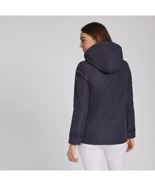 AIGLE（エーグル）の「スウシア（トレンチコート・レディース・グレー/ロイヤルブルー/ダークネイビー・38/36）」の6枚目の写真