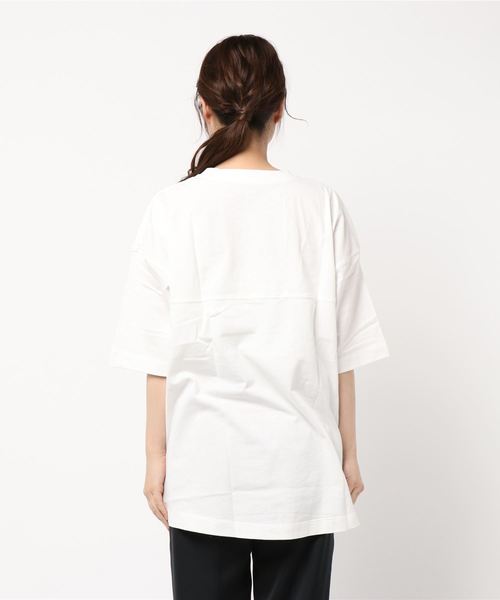 FREE'S MART（フリーズマート）の「カルフォルニアコットンルーズネックＴシャツ（Tシャツ/カットソー・レディース・ブラック/ホワイト/ベージュ/パープル/ピンク/グリーン・FREE）」の8枚目の写真