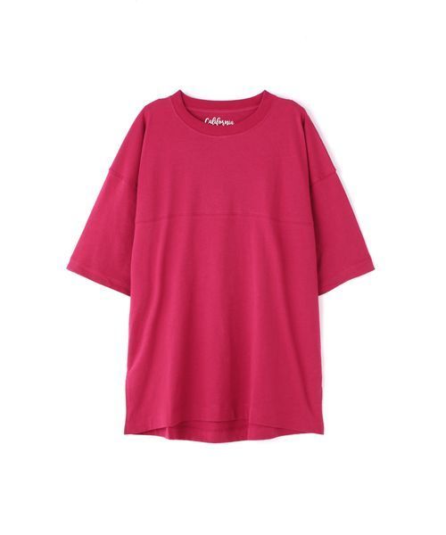FREE'S MART（フリーズマート）の「カルフォルニアコットンルーズネックＴシャツ（Tシャツ/カットソー・レディース・ブラック/ホワイト/ベージュ/パープル/ピンク/グリーン・FREE）」の6枚目の写真