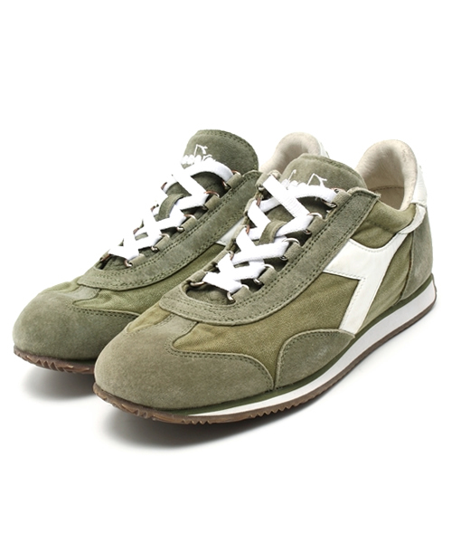 BEAMS F(ビームスエフ)の「diadora / “EQUIPE”ストーンウォッシュ (スニーカー・メンズ・グレー/ブルー/ネイビー/ベージュ/その他2・6/8.5/7/9/8/5.5/6.5/7.5)」の5枚目の写真