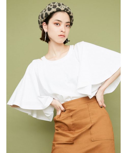 EMODA（エモダ）の「WORSTEDウールベレー（ハンチング/ベレー帽・レディース・その他/ブラック・FREE）」の3枚目の写真