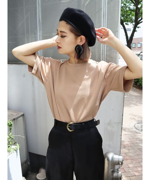 EMODA（エモダ）の「WORSTEDウールベレー（ハンチング/ベレー帽・レディース・その他/ブラック・FREE）」の8枚目の写真