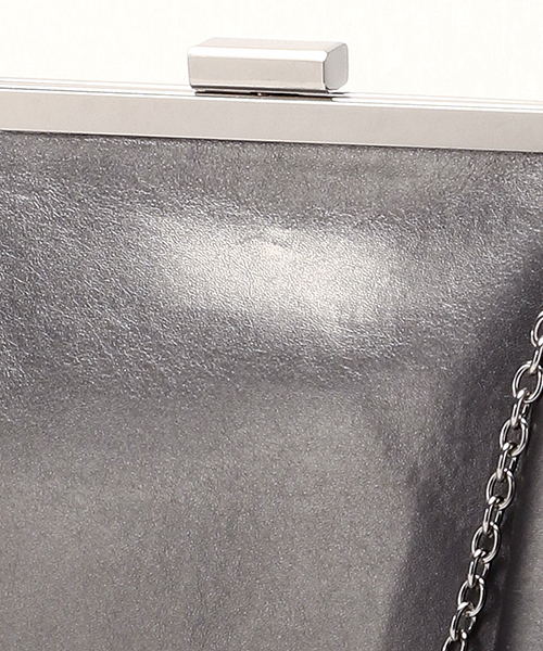 MONO　COMME CA（モノコムサ）の「がま口 パーティバッグ（クラッチバッグ・レディース・ブラック/ベージュ・FREE）」の11枚目の写真