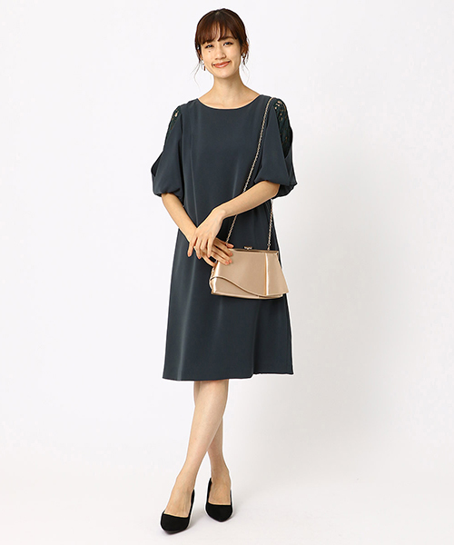 MONO　COMME CA（モノコムサ）の「がま口 パーティバッグ（クラッチバッグ・レディース・ブラック/ベージュ・FREE）」の12枚目の写真