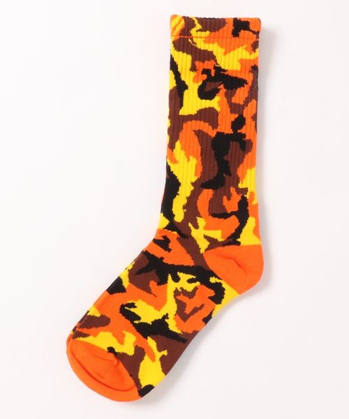 Fun & Daily(ファンアンドデイリー)の「F&D : カモフラソックス(ソックス/靴下・メンズ・グレー/グリーン/ワインレッド/オレンジ/ピンク/パープル・FREE)」の6枚目の写真