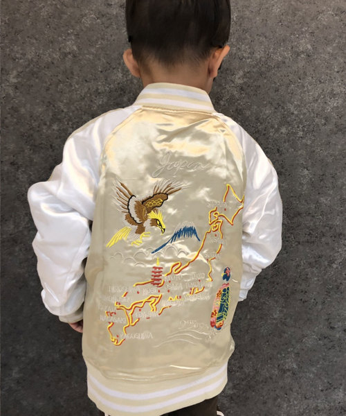 THE CASUAL（カジュアル）の「スカジャン キッズ（スカジャン・キッズ・J/I/H/G/F/E/D/C/B/A・110/120/130/140/150/160）」の20枚目の写真